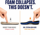 Dr. StepAlign Orthotic Insoles for Kids & Youth | Podiatrist-Designed Arch Support for Flat Feet, Overpronation & Heel Pain | Children's Growing Feet Shoe Inserts | Boys & Girls, Youth F — 7