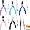 5 Pack Jewelry Pliers Tool Set, Wire Wrapping Tools for Jewelry Making — 2