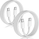 APFEN USB C to USB C Cable (6FT, 2Pack),Type-C 60W Fast Charging Cord 1
