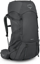 Osprey Rook 65L Men's Backpacking Backpack, Gray OS | Dark Charcoal/Silver Lining — 1