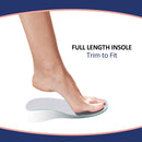 Sintege 3 Pairs Breathable Shoe Insoles Inserts,White, Black, Grey — 5