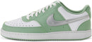Nike Women's Court Vision Low Shoes - Steam/Metallic Silver/White — 1
