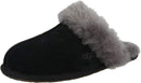 UGG Women's Scuffette II Slipper – Black/Grey — 4