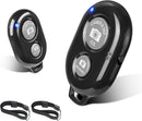 2 Pack Wireless Camera Remote Control - Wireless Remote for iPhone & Android Phones iPad iPod Tablet, Clicker for Photos & Videos, Wrist Strap Included photo 1