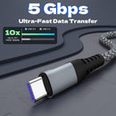 USB A to USB C Cable 60W Fast Charging [2 Pack 6FT],USB to USB C Cable 3