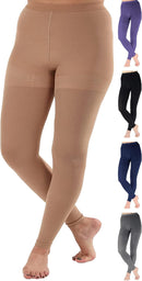 ABSOLUTE SUPPORT Women Compression Leggings 20-30mmHg, Beige, Large — 1