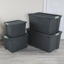 Sterilite Latch Tote Storage with Lids for Home & Office, 12 Gallon, 6-Pack — 8