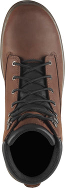 Danner Ground Control 6" ST Men's Work Boots - Full-Grain Leather, Waterproof, Shock-Absorbing PU, Safety Steel Toe, Slip-Resistant - Brown — 4