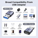 UGREEN USB to USB C Adapter Combo 4-Pack, 10Gbps USB C Converter Space Gray photo 5