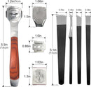 36 Pcs Callus Shaver for Feet Set, Foot Callus Shaver, (1 Stainless Foot File &1 Foot File Heads & 4 Pedicure Knife & 30 Replacement Slices Blades) — 3