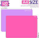 LEOBRO Silicone Mat, Silicone Mats for Crafts, 2pcs Silicone Mat for Jewelry Resin Molds, Silicone Mats for UV Resin… — 2