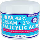 Urea Cream 42 Percent for Feet - 42% Urea Foot Cream with 2% Salicylic Acid - For Feet, Hands, Heels, Elbows, Nails & Knees - 4 oz — 4