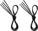 [2 Pairs] Pack Waxed Round Oxford Shoe Laces |