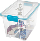 Sterilite Gasket Storage Box with Lids for Home & Office, 20 Quart, 6-Pack. — 4
