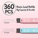 Four Candies Cute Mechanical Pencil Set, 6-Pack 0.5/0.7mm | 0.5mm + 0.7mm — 2