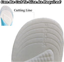 Kids Memory Foam Insoles for Arch Support and Comfort Children's Replacement Insoles Inserts (L Big Kids 3-6.5) — 6
