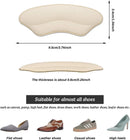 Premium Heel Pads Inserts Grips, Back of Heel Protectors Cushions Liner Prevent Too Big Shoe From Slipping, Blisters, Filler for Loose Fit for Men Women (Beige) — 2