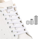 ZHENTOR Elastic Shoe Laces, Elastic No Tie Shoelaces for Sneakers, One Size Fits All Adults and Kids Shoes | White 02Y | 3 Pairs — 1