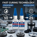 416 Super Bonder Instant Adhesive Clear for High Temp & Vibration 20g Suitable for Metal Plastic and Rubber 2 Pack — 5