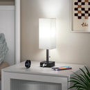 Small Bedside Table Lamp for Bedroom - Desk Lamp For Nightstand, USB C+A — 6