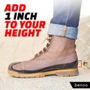 benoo Height Increase Insoles for Men (+1") Comfy Shoe Lifts (Mens 10-11.5) — 2