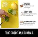 GORILLA GRIP BPA-Free Flexible Cutting Board, Set of 4, Multicolor — 5