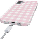 Casely iPhone 16 Case | Pink Plaid | Sunday Best | Compatible with MagSafe | Classic Ultra Slim Design photo 5