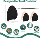 Ball of Foot Cushions for Women Men - 4 Pairs Thin High Heels Inserts 5