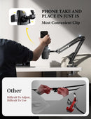 LISEN Cell Phone Holder for Bed Desk, Overhead Phone Mount iPhone Recording photo 4