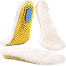 Ailaka Sheepskin Sport Wool Insoles for Women & Men, Premium Thick Fur Fleece Replacement Warm Inserts for Shoes Boots Slippers Sneakers - 1 Pair — 1