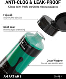 JusArt Green Acrylic Paint, 8.45oz/250ml Large Tube, Heavy Body — 7