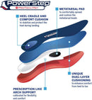 PowerStep ProTech Met Full Length Orthotics - Medical Grade Shoe Insoles for Plantar Fasciitis + Metatarsal Foot Pain - Rigid Arch Support & Maximum Cushioning - Made in USA (M 12-13) 4