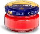 SAPHIR Creme Surfine Pommadier Shoe Polish - Beeswax Cream for Leather Products | 50 ml | Red — 1