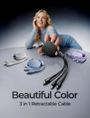 LISEN Multi Charging Cable, Retractable Car Charger for Multiple Devices 9