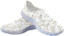Daily Low Top Slip On Floral Print Sneaker Breath Mesh Insole Shock Absorb Thick Outsole Relax Leisure Shoe - Flora‑b — 5