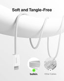 Belkin USB C to Lightning Braided Cable 6.6ft Fast iPhone Charger Cord 4