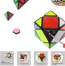 Speed Cubes, [13Pack] Speed Cube Set - Megaminx Mirror Pyramid Fluctuation Angle Wheel Square King Puzzle Cube Collection Speed Cube Bundles for Kids& Adults — 4