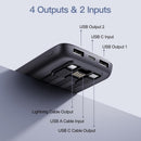 2026 2-Pack 10000mAh Portable Charger Battery Pack with Built in Cables photo 3