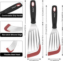Beijiyi 2-Piece Silicone Fish Spatula for Nonstick Cookware, Heat Resistant — 6