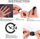OHill 16PCS Black Cable Clips, Self Adhesive Cord Holder Cord Organizer photo 5