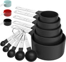 Measuring Cups & Spoons Set, Stackable Cups and Spoons — 1