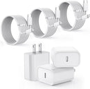 【Apple MFi Certified】Fast Charger iPhone,Fast i Phone Charging Cord 3Pack iPhone Charger Fast Charging Plug Block 6FT USB C to Lightning Cable for iPhone 14/14 Pro Max/Plus/13 Mini/12/11/XR/XS,AirPods 1