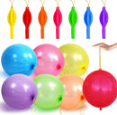 LEEZZIZZ 30Pcs Punch Balloons, Thickened Neon Punching Balloon Heavy Duty Party Favors for Kids with Rubber Band Handle, Bouncy Balls for Birthday Weddings Goodie Bag Stuffer Supply — 1