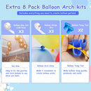 Electric Balloon Pump, Portable 2 Modes Balloon Blower Machine with 14 Balloon Arch Kits, Air Pump for Balloon, Balloon Inflator for Party Decoration | purple — 2