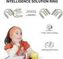 IQ Toys-AB A+B Test Mind Game Brain Teaser Wire Magic Trick Toy IQ Puzzle Set (Pack of 16), Metallic — 3