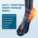 Heel Lift Inserts for Women Shoes - Sumifun Adjustable Orthopedic Shoe Lifts for Uneven Legs - Gel Heel Inserts for Leg Length Discrepancy - Blue - Large — 4