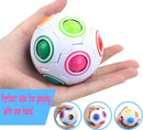 Magic Rainbow Ball Puzzle Fidget Stress Relief Ball Brain Teasers Games 12Holes — 3