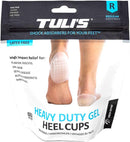 Tuli’s Heavy Duty Gel Heel Cups for Heel Pain, 1 Pair, Large 2