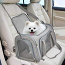 Henkelion Cat Carriers Dog Carrier Pet Carrier For Small / Medium Cats Dogs Puppies (Up To 15lbs), TSA Airline Approved Small Dog Carrier Soft Sided, Collapsible Waterproof Travel Puppy Carrier - Grey — 6