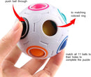 Coogam Rainbow Puzzle Ball Pack with Pouch Color-Matching Game Toy Stress Reliever Magic Ball Brain Teaser for Kids and Adults, Children, Boy, Girl Holiday Set of 2 — 2